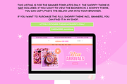 Makeup Shop Banner Templates, a Shopify Template by SunshineStudioBoutique (Thumbnail 4 of 7)