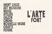 L’ARTE – Editorial Display Font, a Sans Serif Font by Madeline ODonoghue Design (Thumbnail 3 of 5)