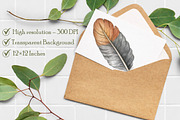 Feather Watercolor Clipart, an Illustration by Libby Wishes (Thumbnail 7 of 7)
