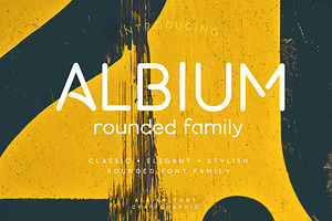 Albium - Round Identity Font