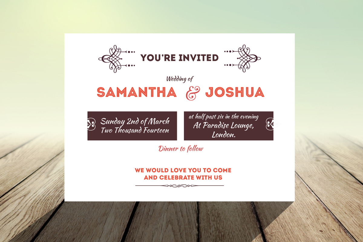 Anbudan Wedding Invitation Template, an Invitation Template by Niram Factory (Photo 3 of 3)