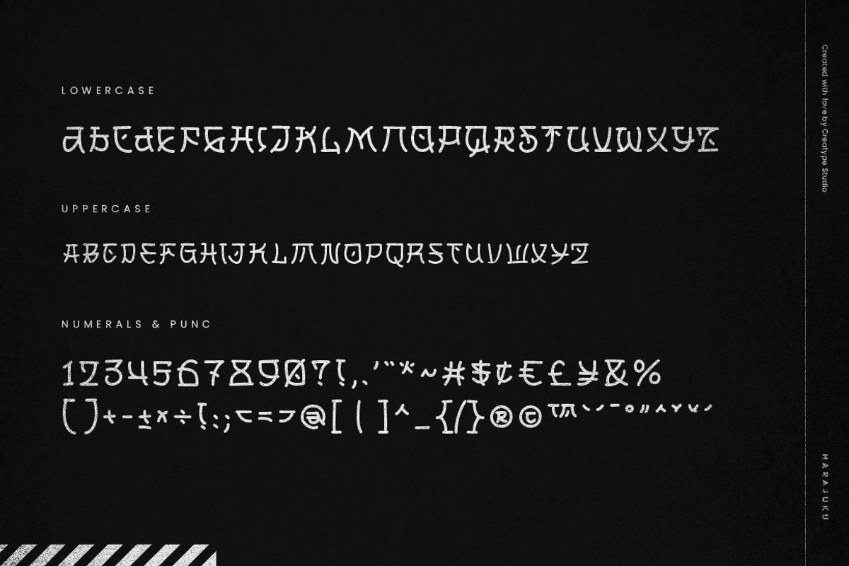 Harajuku Japanese Business Font, a Font by Creatype Studio (Photo 9 of 10)