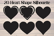 Heart Shape Silhouette, an Object Graphic by Creativeshirt (Thumbnail 1 of 19)