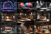 40 Graffiti Podium Mockups, a Background Graphic by Incomelion (Thumbnail 5 of 9)