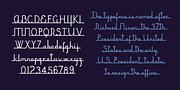 NixonScript, a Script Font by Barnbrook Fonts (Thumbnail 4 of 6)