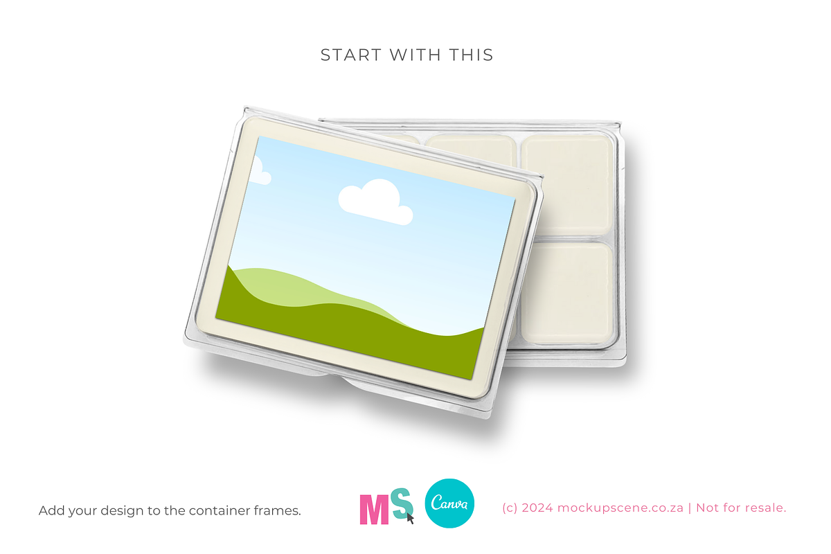 Wax Melts Canva Mockup Set - 6 piece, a Packaging Mockup by Mockup Scene (Photo 7 of 16)