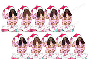Joy Girls Clipart, a Person Illustration by GlamArtZhanna (Thumbnail 5 of 6)