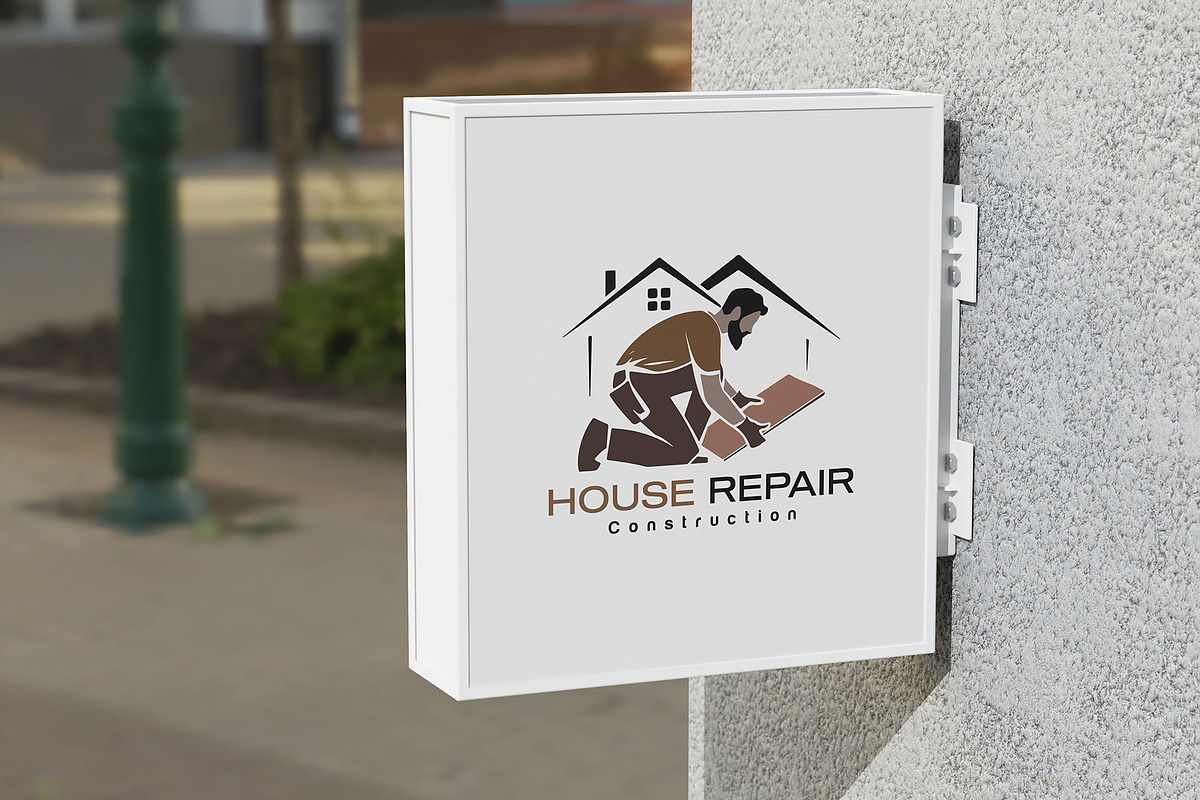 House Repair Logo Template preview 5