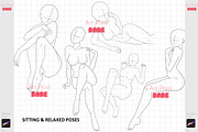 Anime Girl Maker Procreate Character, a Brush Add-On by ArtPrintBabe (Thumbnail 6 of 10)