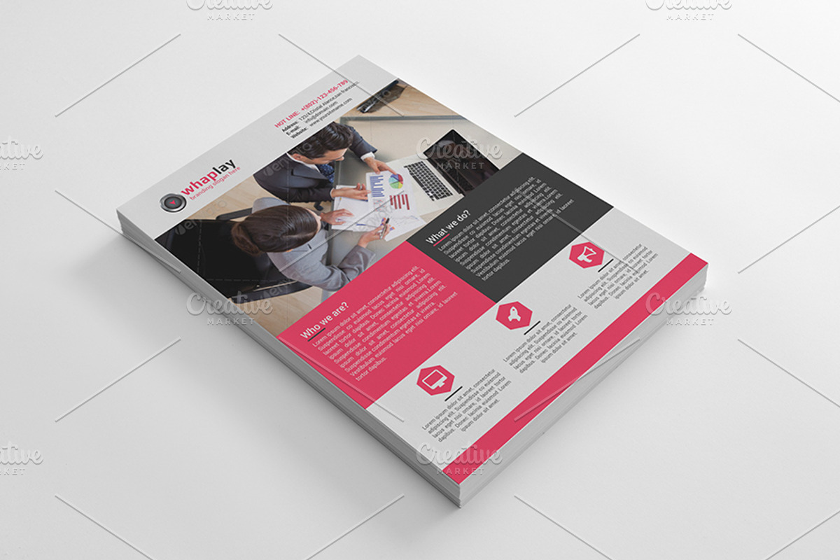 Corporate Flyer- MS word, a Flyer Template by Cristal Pioneer (Photo 2 of 17)