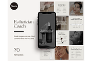 Esthetician Coach Template - Canva, a Social Media Template by TheTemplateTopia (Thumbnail 1 of 10)