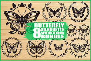 Elegant Butterfly Bundle, an Illustration by BIPLOB EXPERT