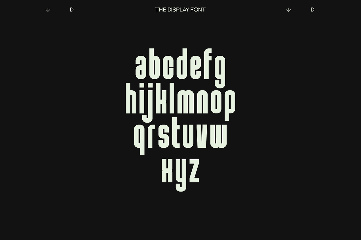 THE DISPLAY FONT, a Font by THE BOLD FONT. (Photo 4 of 9)