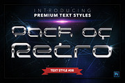 Retro #2 - 17 Text Styles, a Layer Style Add-On by Jonas Stensgaard (Thumbnail 9 of 20)
