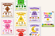 Colors and Shapes Flash Cards, a Stationery Template by Designmela01 (Thumbnail 4 of 5)