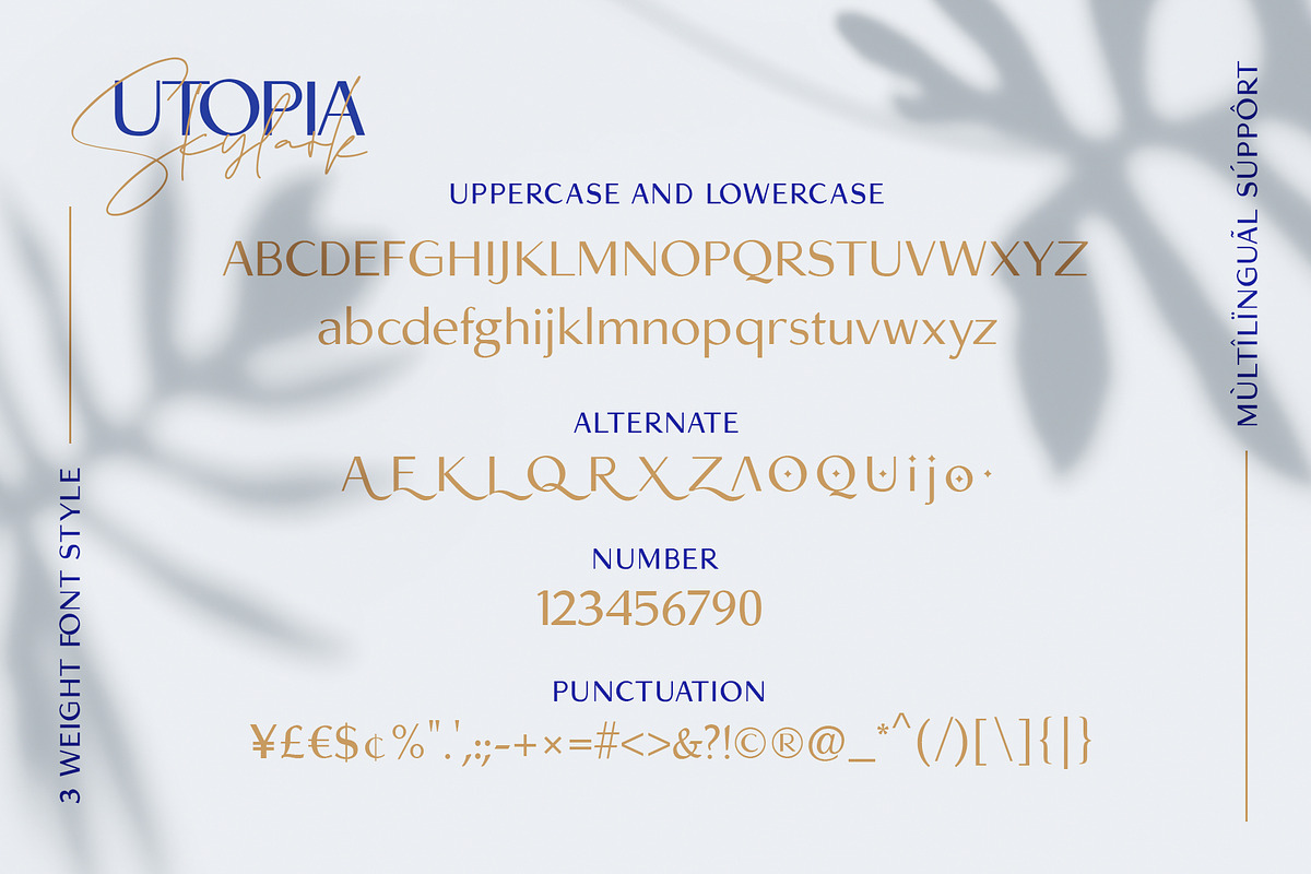 Utopia Skylark - Font Duo, a Sans Serif Font by Signatoro (Photo 16 of 20)
