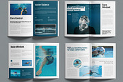 Swim Sport Magazine Template, a Magazine Template by MightyDesign (Thumbnail 3 of 6)
