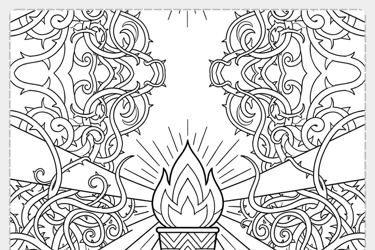 Manifestation Coloring Page, a Person Illustration by Nuvame Arts & Designs (Photo 16 of 27)