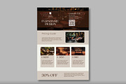 Furniture Design Pricing Flyer, a Templates & Theme by studiogstock (Thumbnail 3 of 3)
