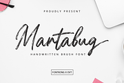 Martabug - Handwritten Brush Font, a Script Font by overlaytemplates (Thumbnail 1 of 6)