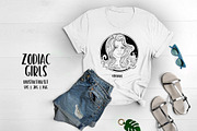 12 Zodiac Girls. Vector set., a Person Illustration by Varvara Gorbash (Thumbnail 4 of 8)