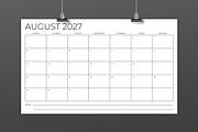 2027 8.5 x 14 Inch Calendar Template, a Stationery Template by Running With Foxes (Thumbnail 5 of 5)