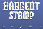 CS Bargent Stamp, a Slab Serif Font by Craft Supply Co. (Thumbnail 1 of 8)