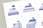 Cashier Tools Illustration Set, a Finance Illustration by Revoltan Studios (Thumbnail 3 of 3)
