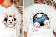 Easter Bunny PNG Front and Back, an Illustration by OK Design (Thumbnail 1 of 6)