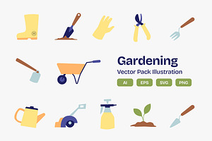 Gardening Illustration Collection