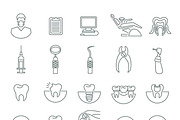 Dental clinic services flat icons, an Icon by Vectorikart (Thumbnail 4 of 4)