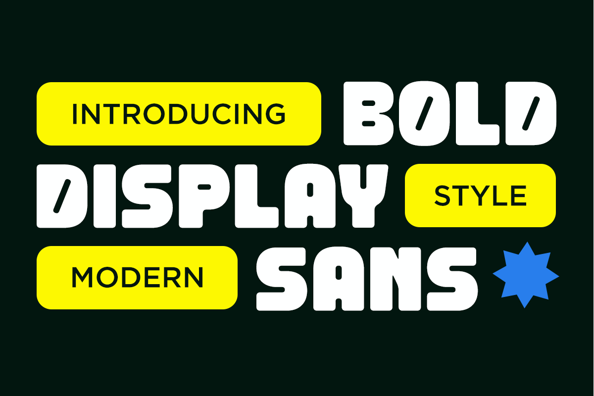 Hard Block – Bold Chunky Round Font, a Sans Serif Font by RagamKata (Photo 2 of 10)