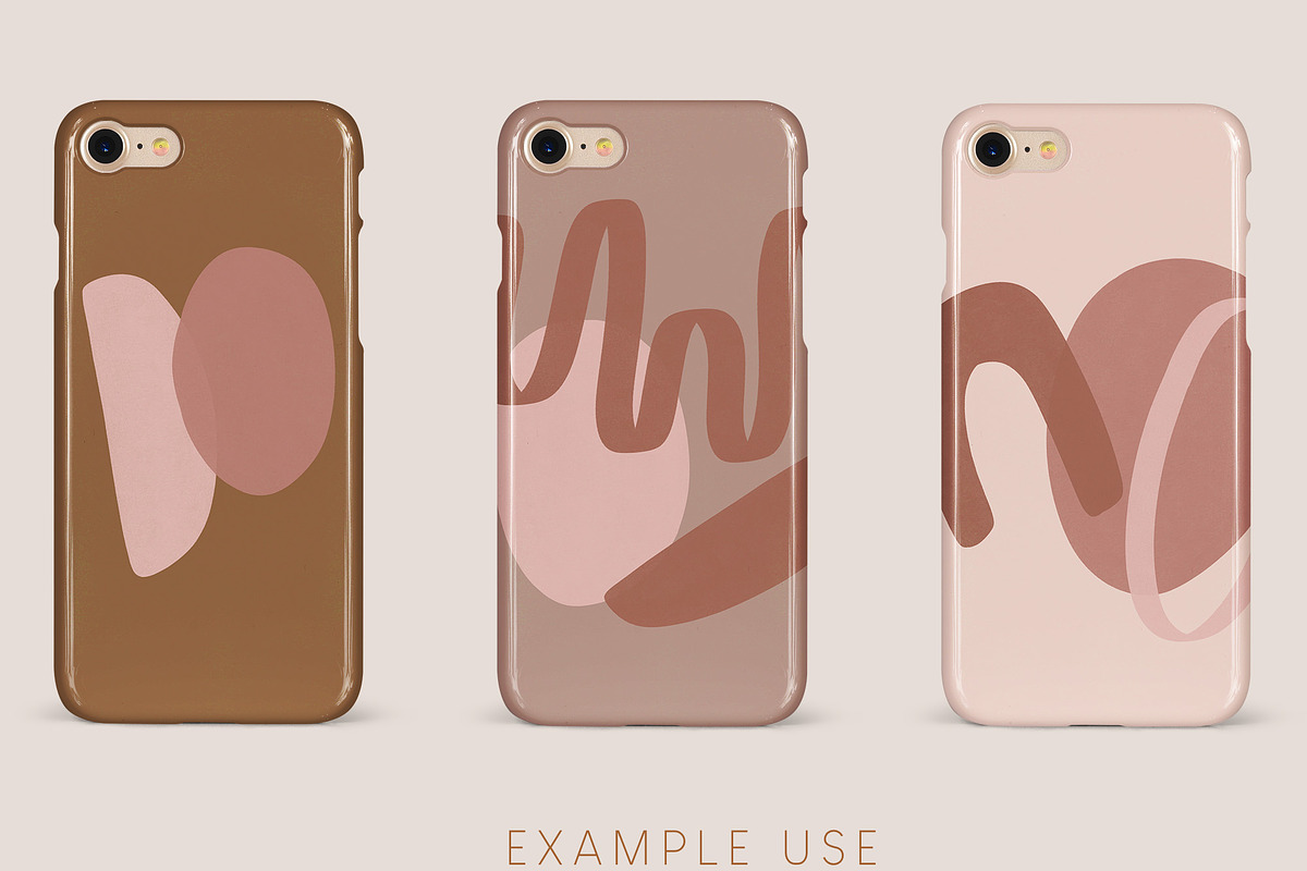 Painted Abstract Shapes - Blush, a Texture Illustration by denofdreamers (Photo 9 of 10)