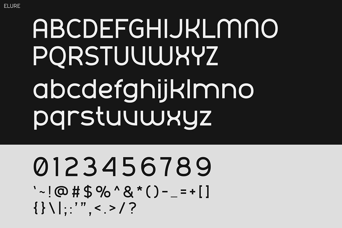 ELURE, a Sans Serif Font by Pinisi ART (Photo 2 of 10)