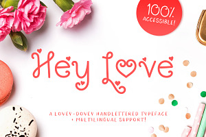 Hey Love, a Script Font by TypeFairy