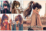 A Girl in Paris, a Person Illustration by Digital Art Creations (Thumbnail 1 of 8)