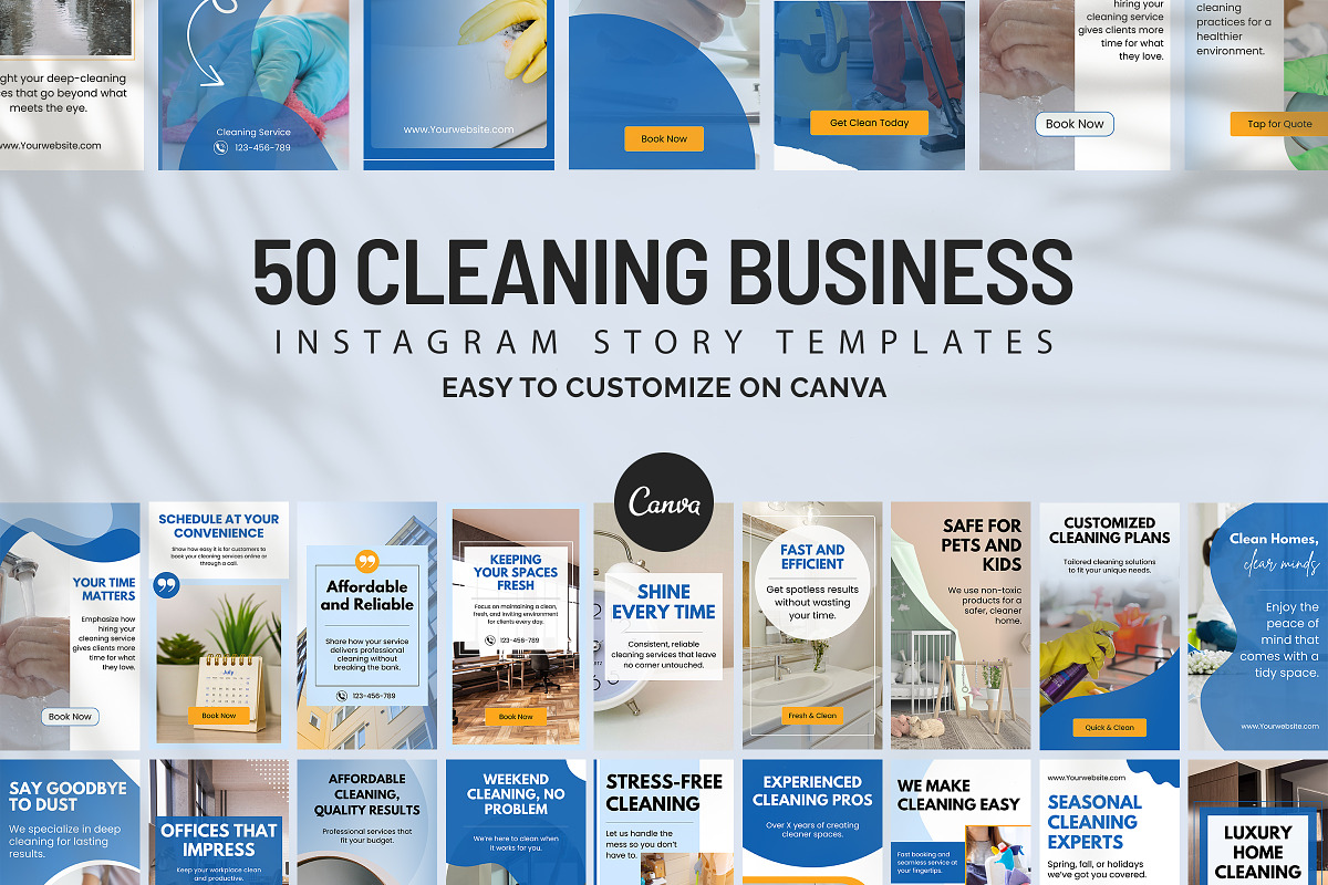 Cleaning Business Instagram Story, a Social Media Template by Snapybiz (Photo 1 of 10)