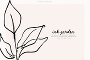 Ink Garden - 50 Brush Line Elements, a Decorative Illustration by PeDe Designs (Thumbnail 4 of 7)