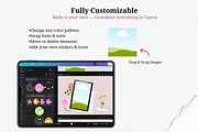 Mac Computer Canva Templates Bundle, a Marketing Template by Wicked Creative (Thumbnail 5 of 14)