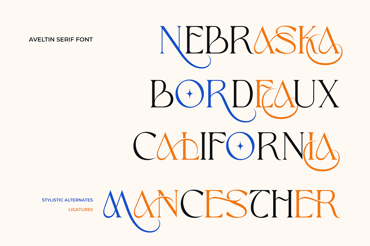 Aveltin Elegant Stylish Serif Font, a Serif Font by Heinzel Std (Photo 6 of 16)