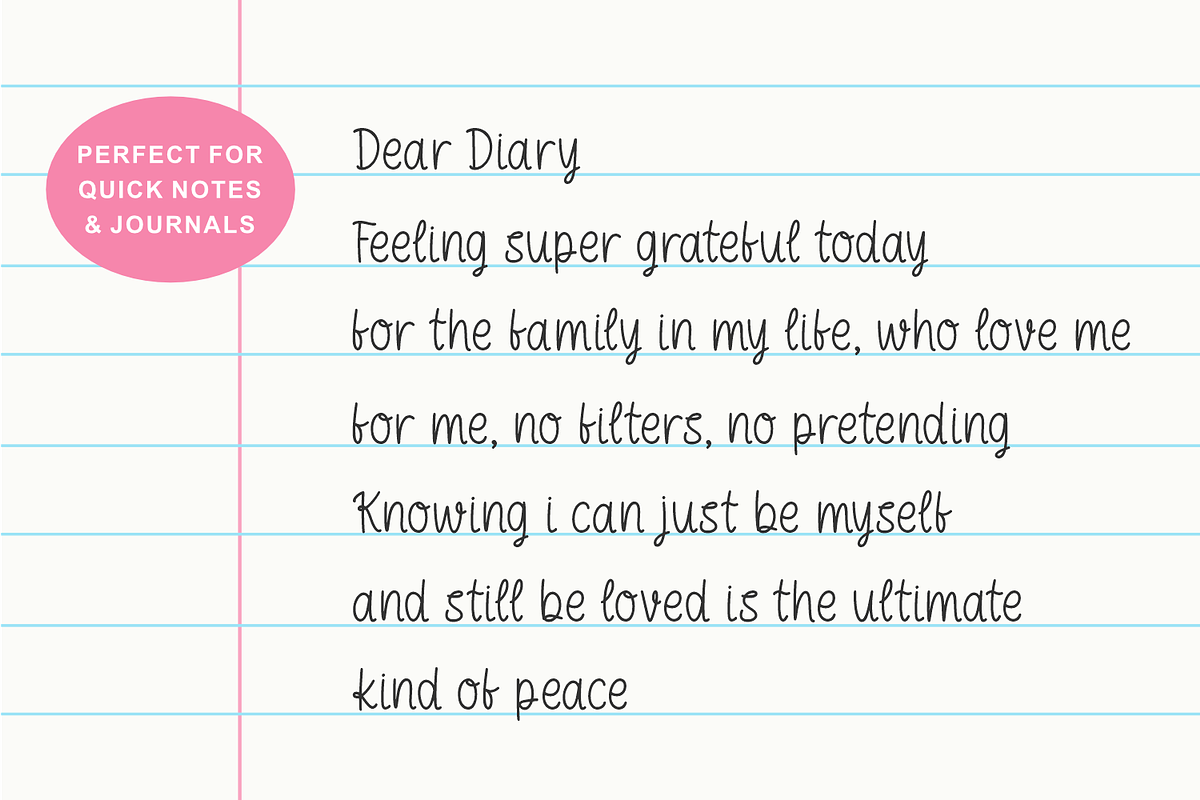 Pinky Bloom - Valentine's Font, a Handwritten Font by Keithzo (Photo 2 of 9)