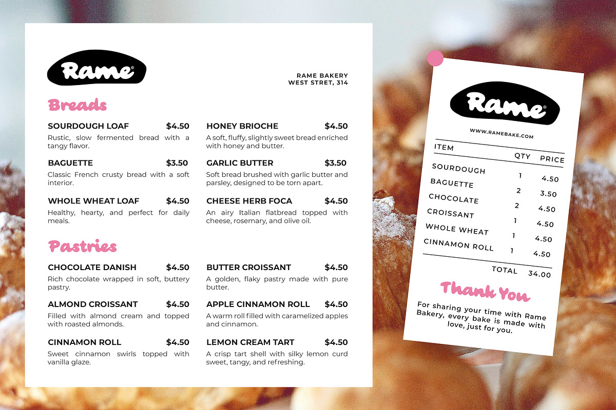 Le Pain Cafe - Nostalgic Bold Retro, a Handwritten Font by Typia Nesia (Photo 12 of 14)