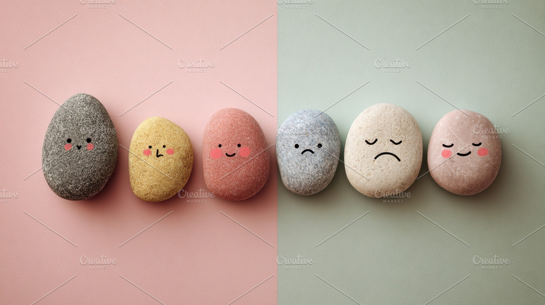Rock faces express different moods, a Photo by Beautiful things