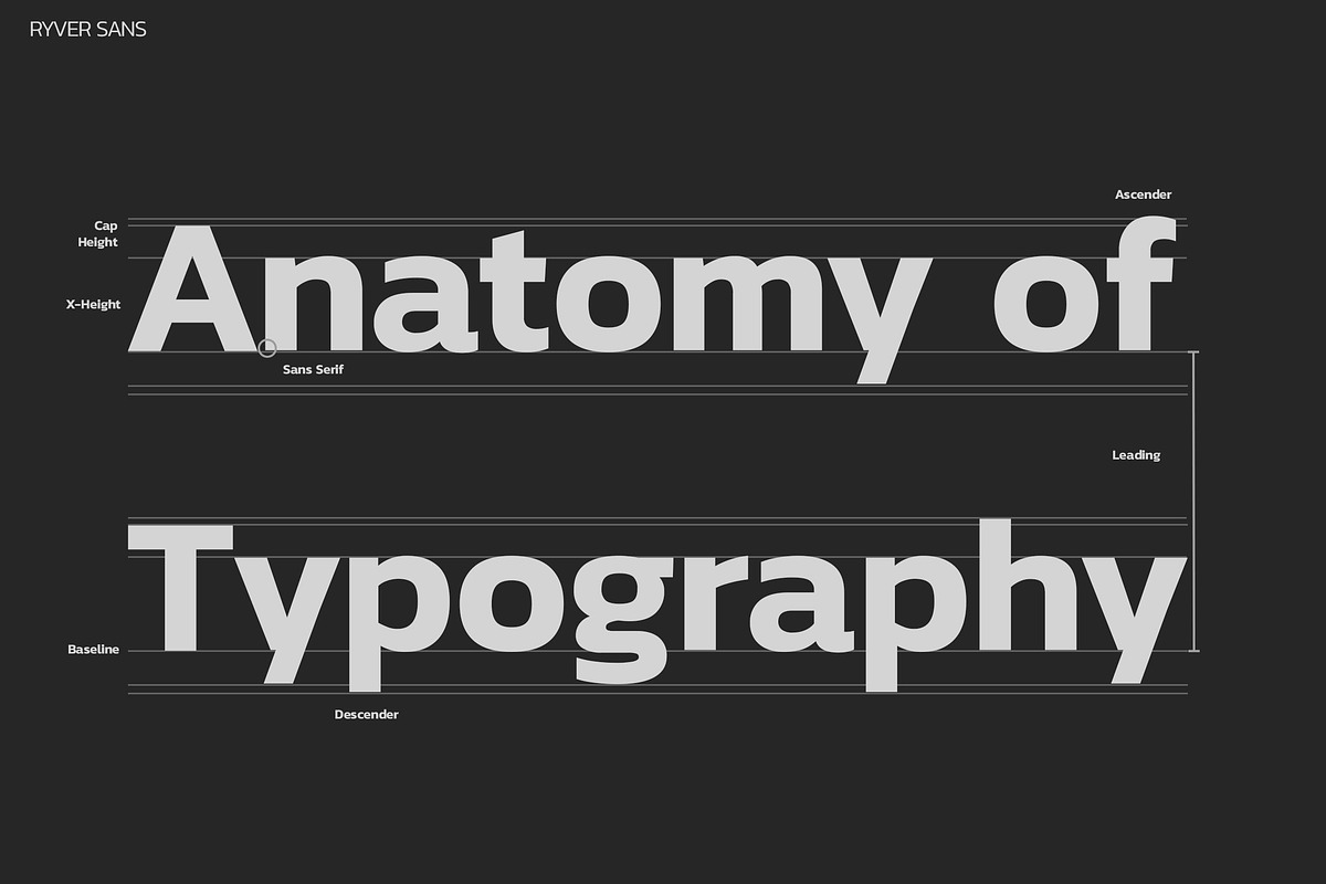 Ryver Sans - Sans Serif font, a Sans Serif Font by Ryan Rivaldo Vierra (Photo 8 of 9)