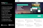 FlattyPlus MultiPurpose WP Theme, a WordPress Template by TuchukThemes (Thumbnail 1 of 5)