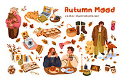 Cozy autumn mood. Hygge fall set, a Seasonal Illustration by Good Studio (Thumbnail 1 of 6)