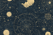 Celestial Astrology Chart, a Background Graphic by Printable Treasure (Thumbnail 3 of 8)