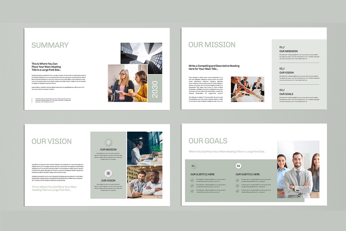 Investor Deck Presentation Template, a Presentation Template by MightyDesign (Photo 3 of 8)