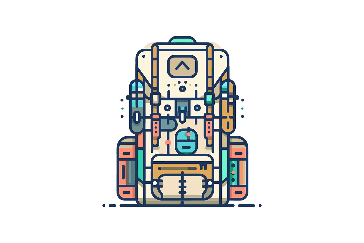 Adventure Hiking Bag Icons, an Object Graphic by yasushie (Photo 12 of 16)