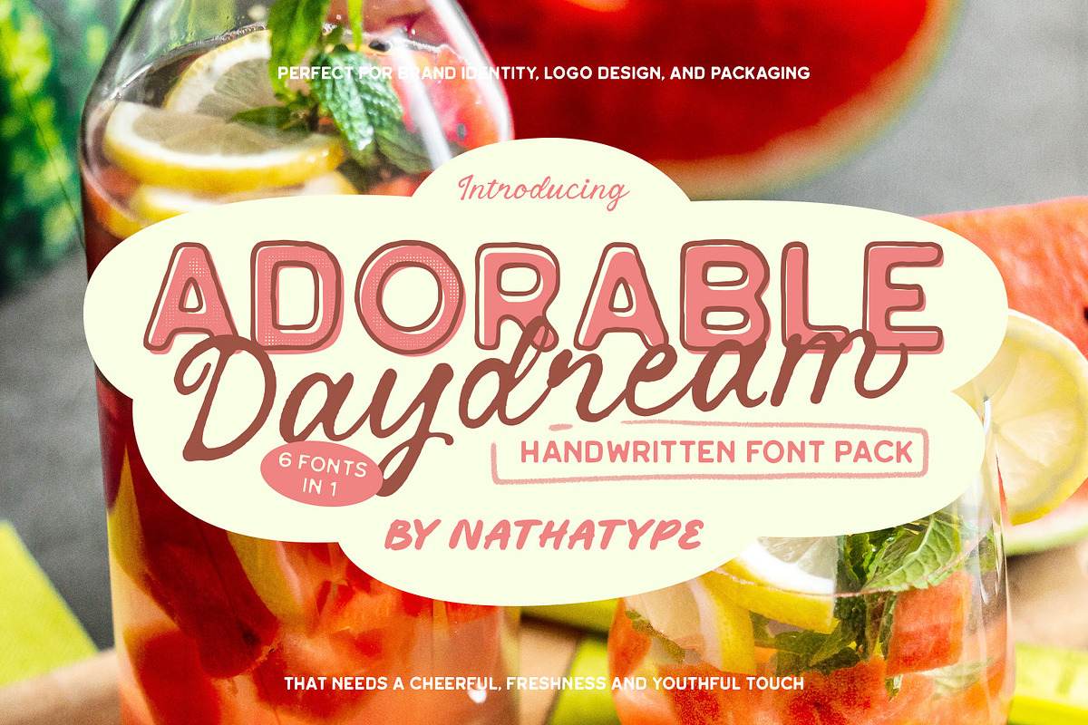 Adorable Daydream, a Script Font by Nathatype (Photo 1 of 16)